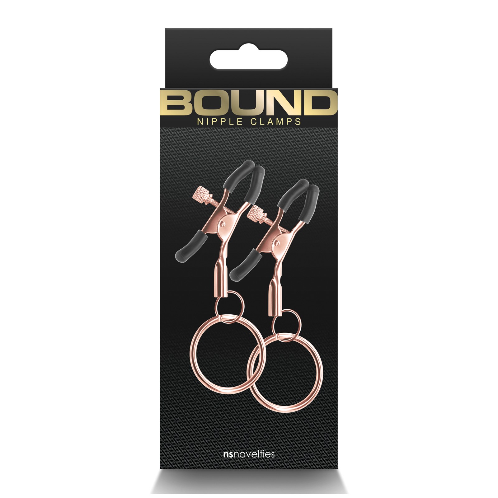 Bound Adjustable Nipple Clamps - Rose Gold