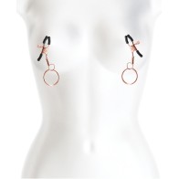 Bound Adjustable Nipple Clamps - Rose Gold