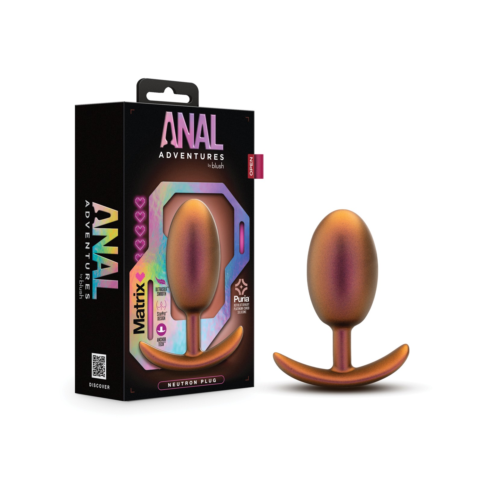 Blush Anal Adventures Matrix Neutron Plug Copper