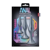 Blush Aventuras Anales Matrix Kit de Tapones Genesis Plata