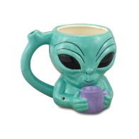 Alien Mug with Built-in Pipe for Fun Events