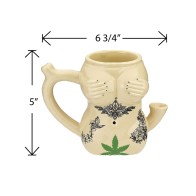 Taza de Cerámica Chica Tatuada - Regalo Único