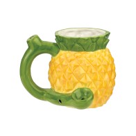 Taza de Piña Única con Pipa para Fiestas Tropicales