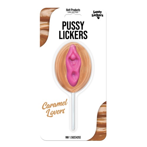 Lusty Lickers Caramel Pussy Pop for Enjoyable Treat