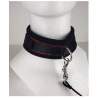 Collar y Correa Spartacus Neopreno Rojo