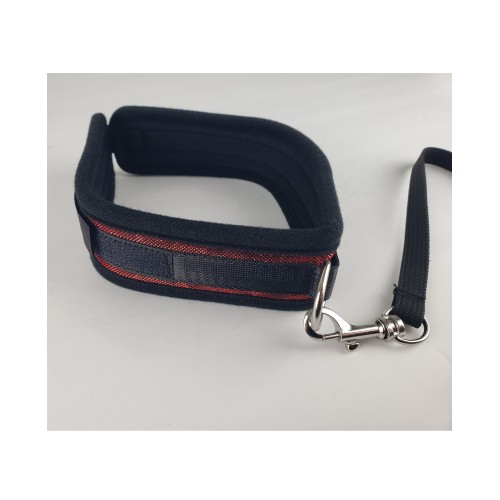 Spartacus Collar Leash Neoprene Red