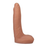 Owen Grey 8 Inch Silicone Cock with Vac-U-Lock Cup