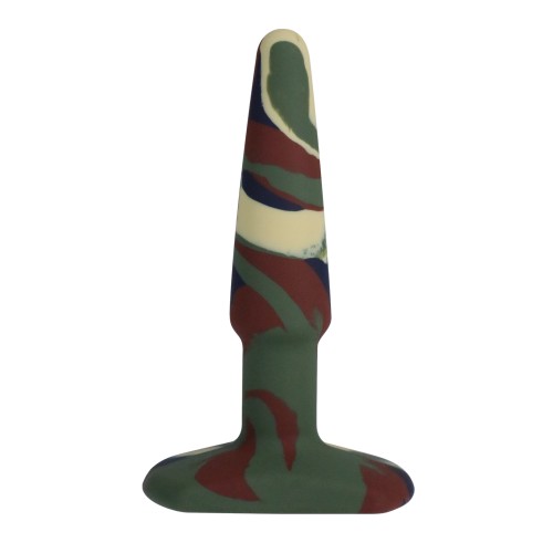 A Play 4 Inch Groovy Camouflage Anal Plug