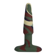 A Play 4 Inch Groovy Camouflage Anal Plug