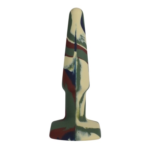 A Play 4 Inch Groovy Camouflage Anal Plug