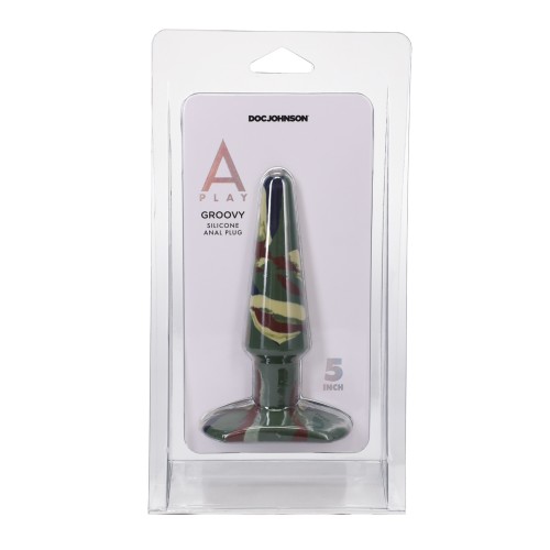 Plug Anal Silicona Groovy 5 Pulgadas Camuflaje