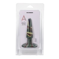 A Play 5 Inch Groovy Silicone Anal Plug Camouflage