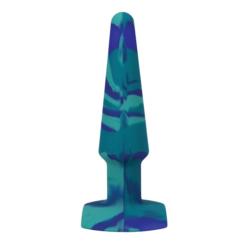 A Play 5" Groovy Silicone Anal Plug Ocean