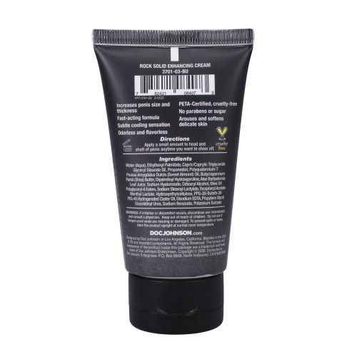 Crema Aumentadora Rock Solid 2 oz