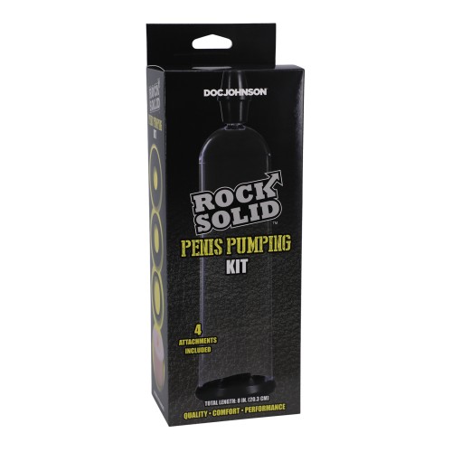 Rock Solid Penis Pumping Kit for Enhanced Erections