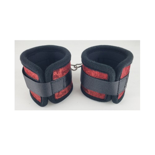 Spartacus Neoprene Wrist Restraints - Red