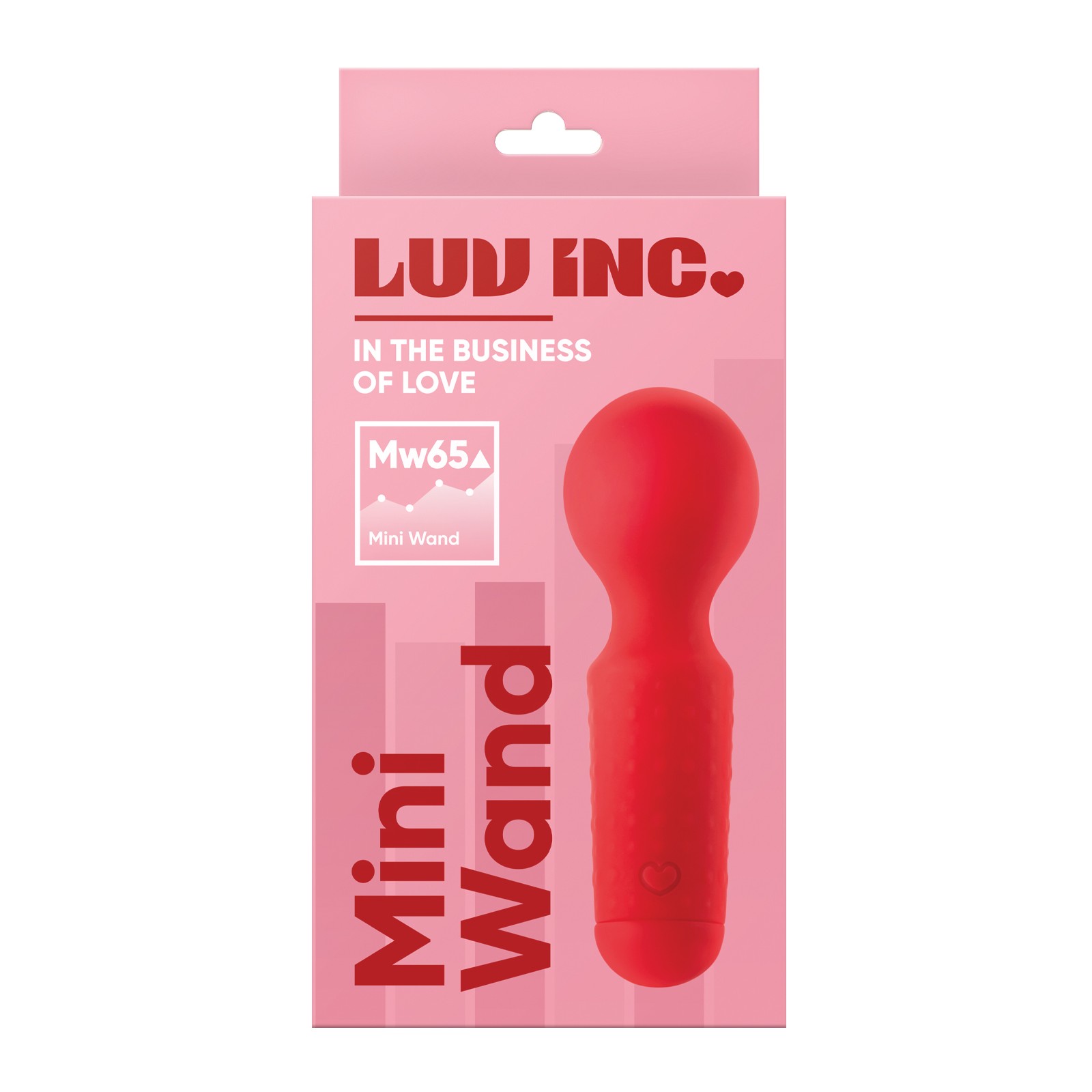 Luv Inc Mini Varita de 4" Roja