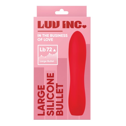 Luv Inc. Large Silicone Bullet - Red