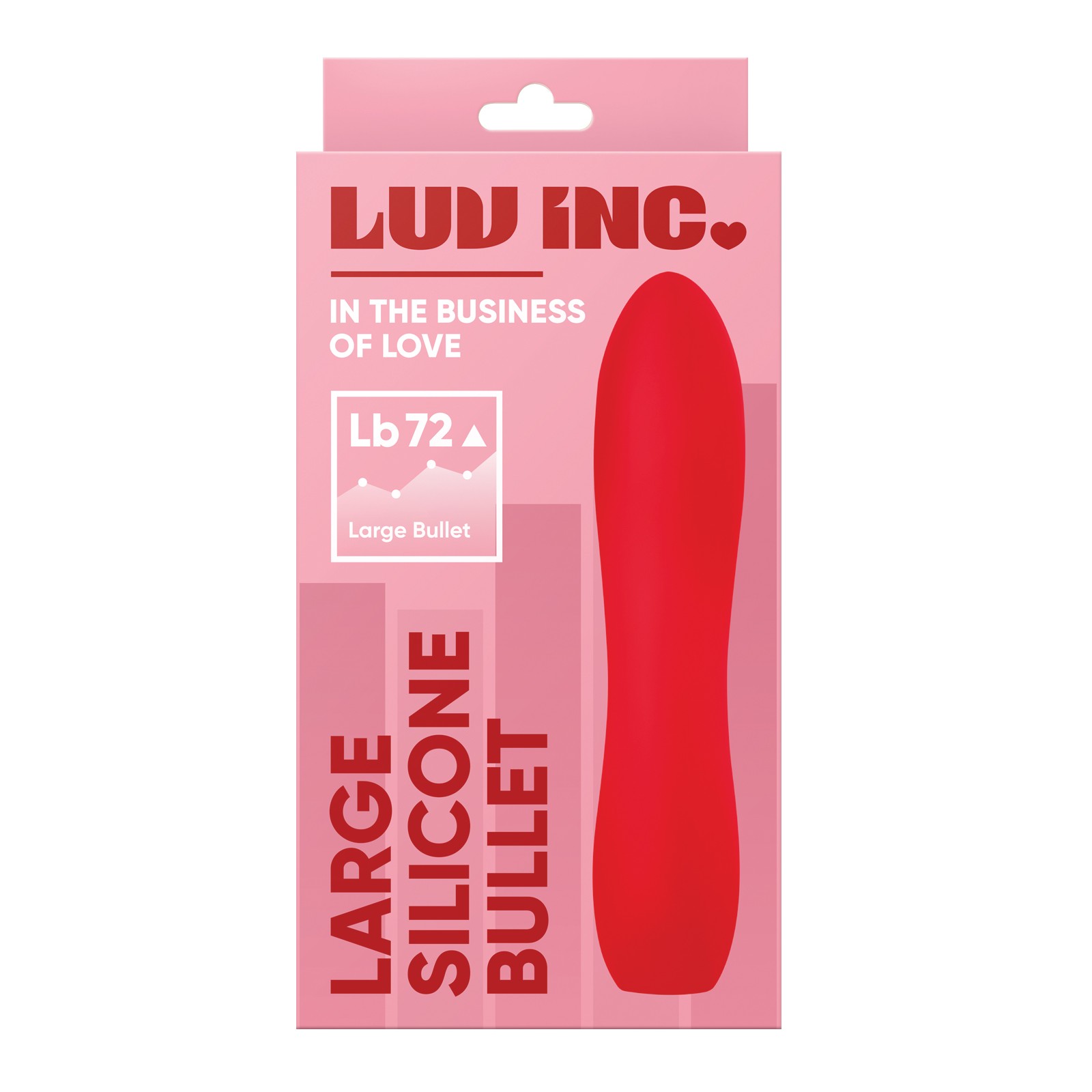 Luv Inc. Large Silicone Bullet - Red