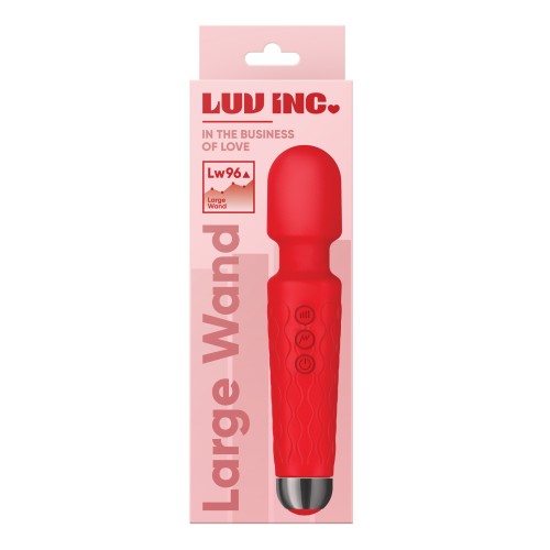 Luv Inc. 8 Inch Large Wand Red