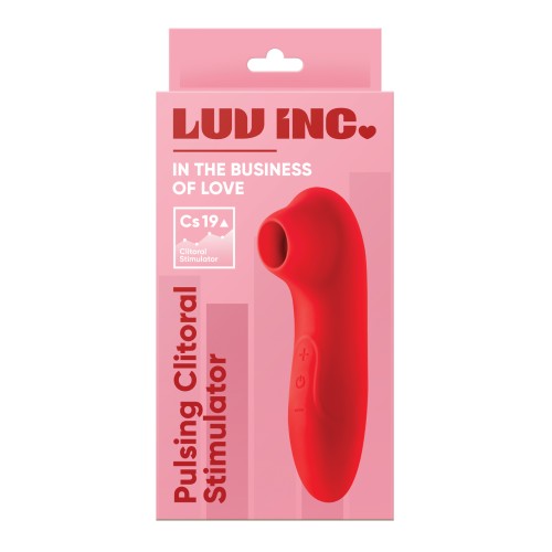 Luv Inc. Pulsing Clitoral Stimulator - Red