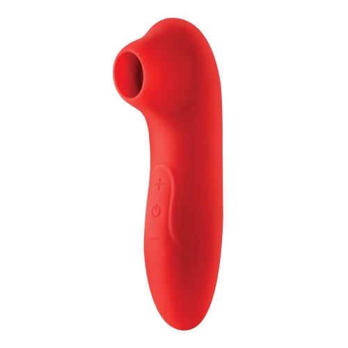 Luv Inc. Pulsing Clitoral Stimulator - Red