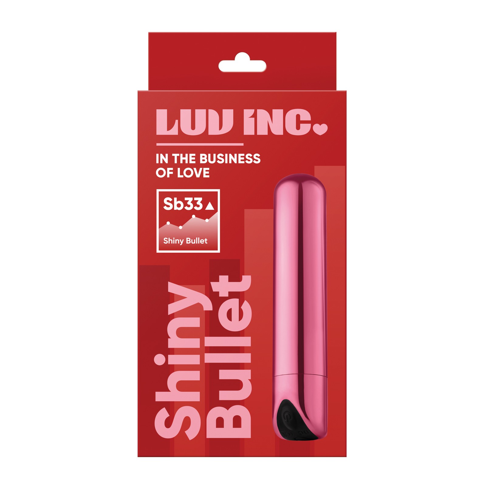 Luv Inc. Shiny Bullet Pink