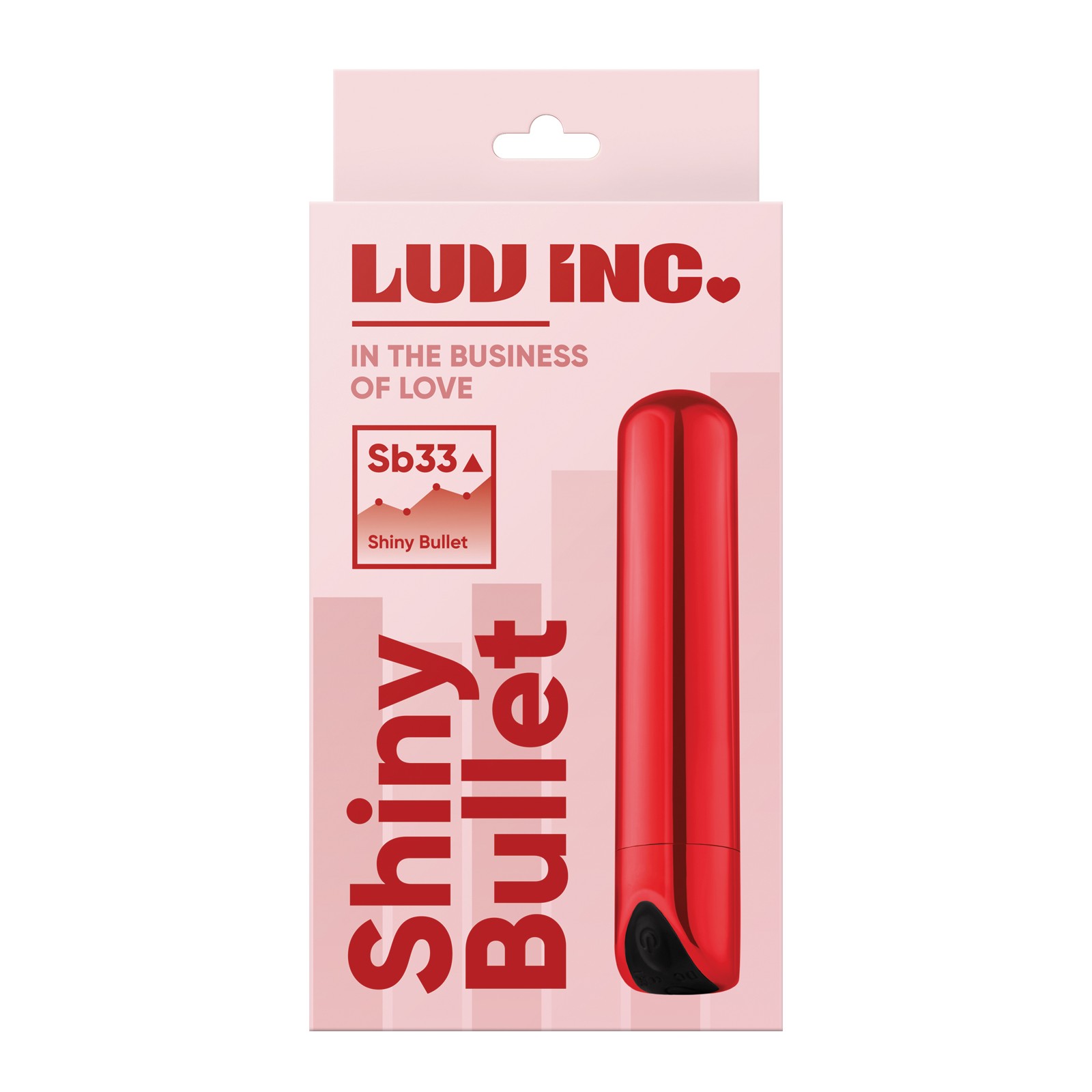 Luv Inc. Shiny Bullet - Red