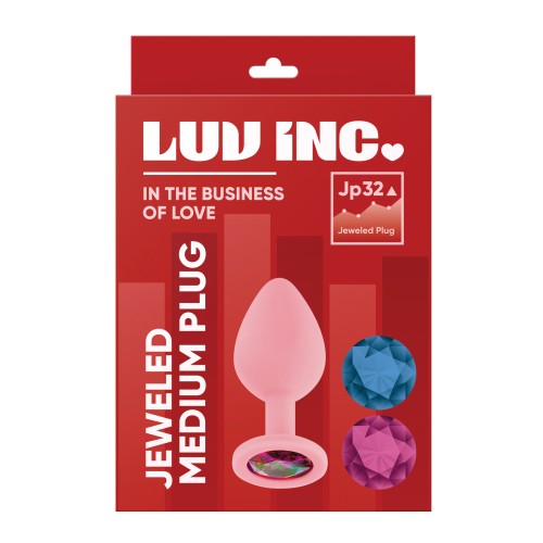 Jeweled Silicone Butt Plug