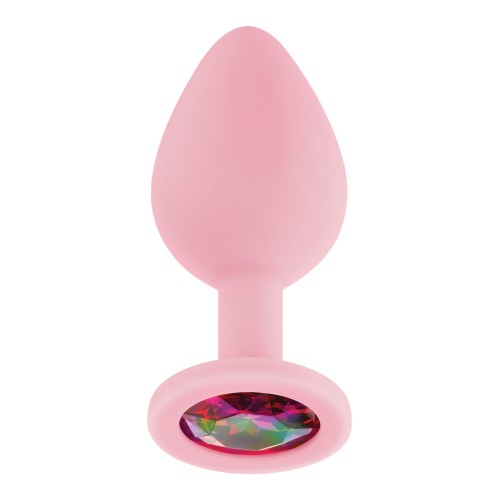 Jeweled Silicone Butt Plug