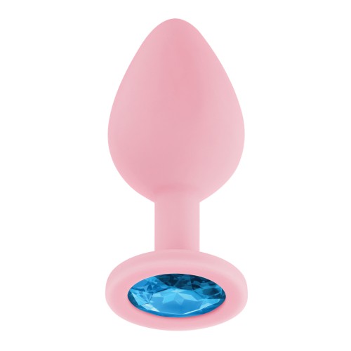 Jeweled Silicone Butt Plug