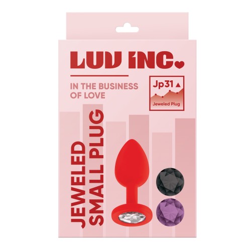 Small Red Jeweled Butt Plug for Beginners