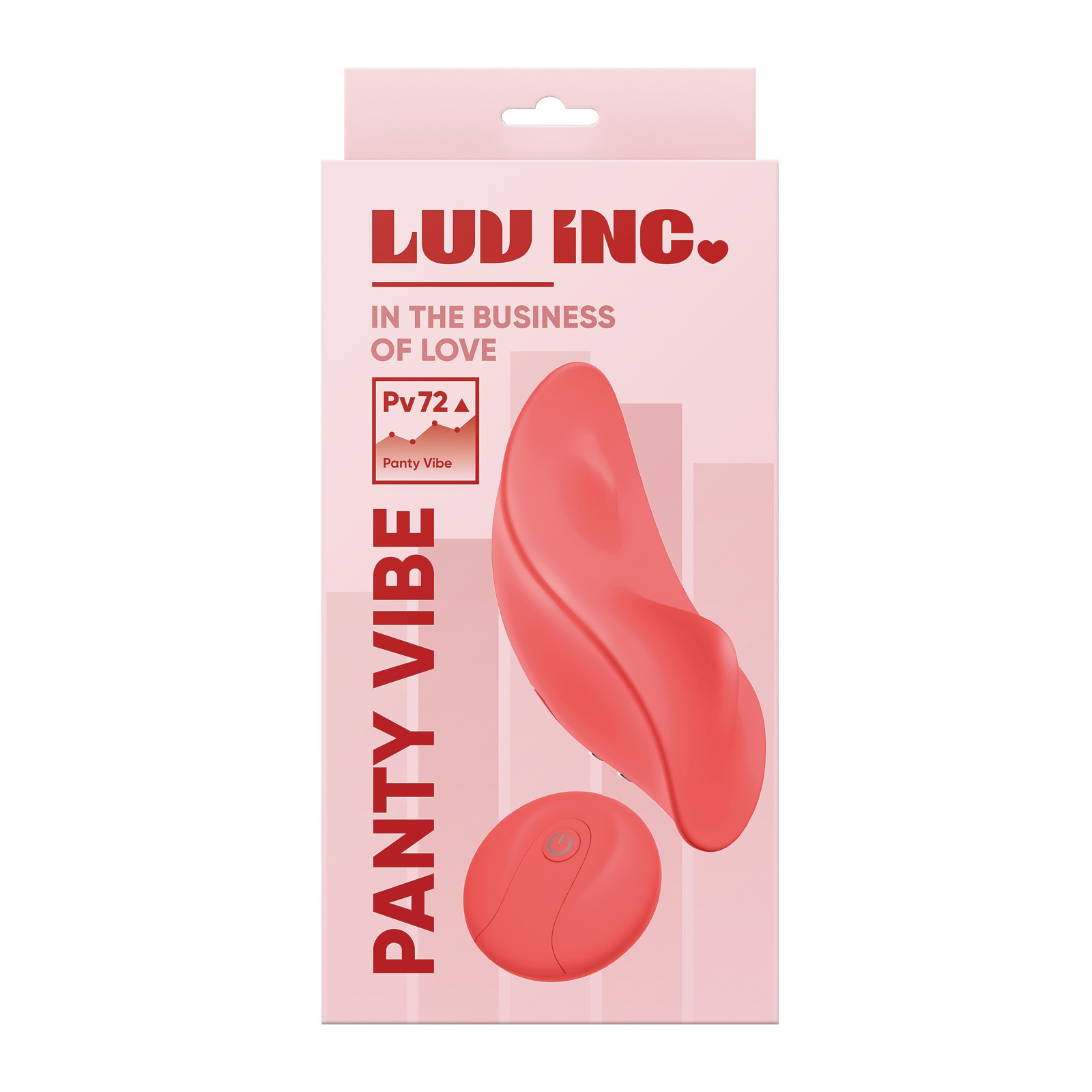 Vibrador de Bragas Luv Inc. Coral para placer discreto