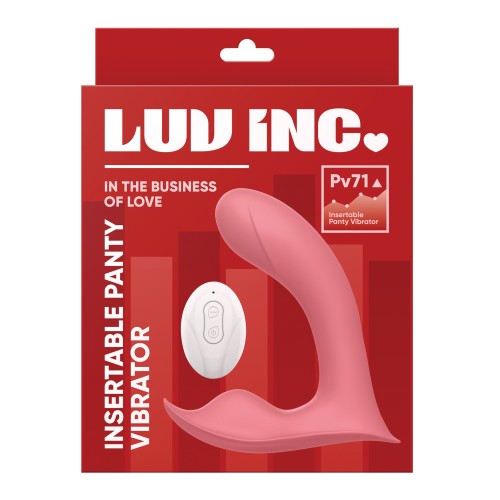 Vibrador de Panty Insertable Luv Inc. Taupe