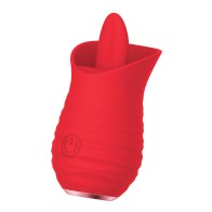 Vibrador Luv Inc Lengua Parpadeante Rojo