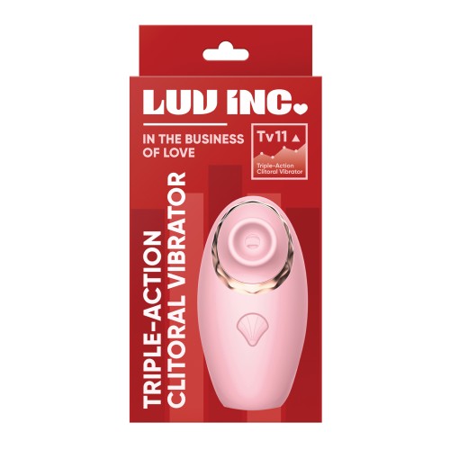 Luv Inc. Triple Action Vibrator for Oral Mimicry