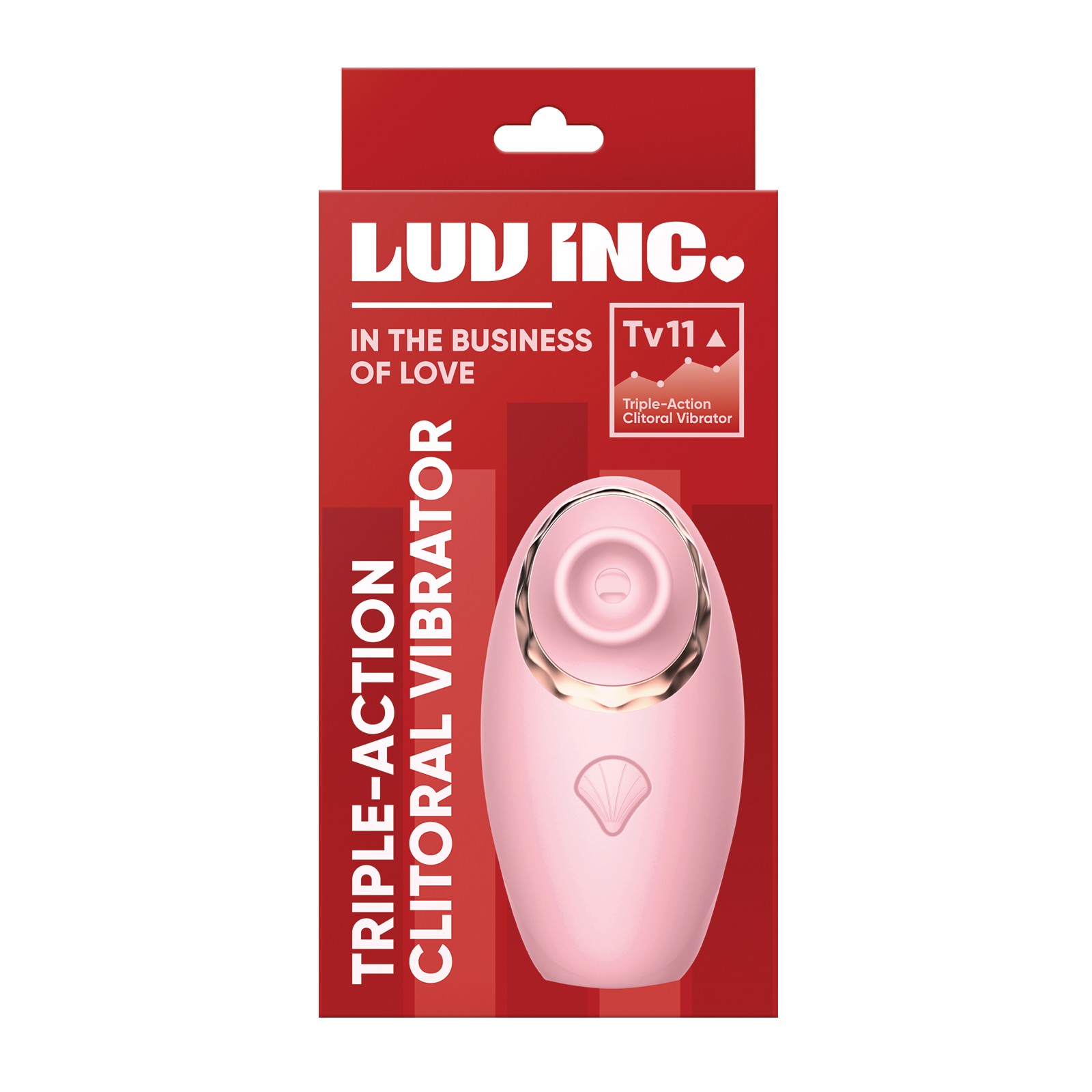 Vibrador Triple Acción Luv Inc. para Imitar la Estimulación Oral