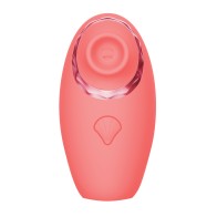 Luv Inc. Triple-Action Clitoral Vibrator Coral