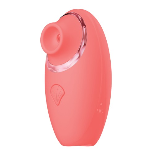 Vibrador Clitorial de Triple Acción Luv Inc. - Coral