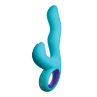 Femme Funn Klio Triple Action Rabbit Vibrator - Turquoise