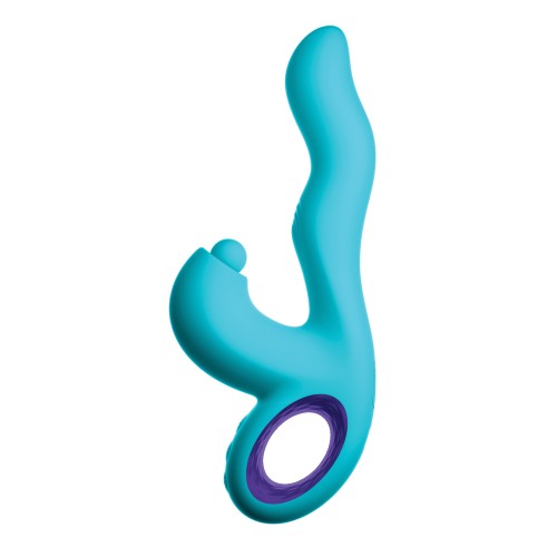 Femme Funn Klio Triple Action Rabbit Vibrator - Turquoise