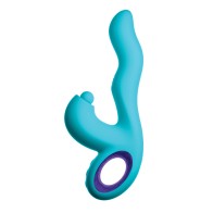 Femme Funn Klio Triple Action Rabbit Vibrator - Turquoise