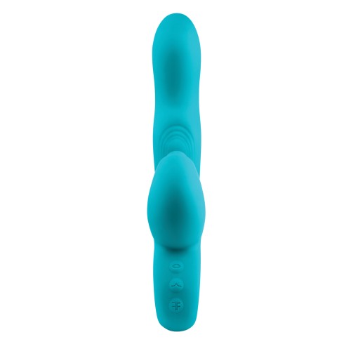 Femme Funn Klio Triple Action Rabbit Vibrator - Turquoise