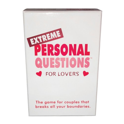 Extreme Personal Questions Card Game for Couples