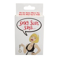 Emocionante Juego de Cartas Sexy Slut Says