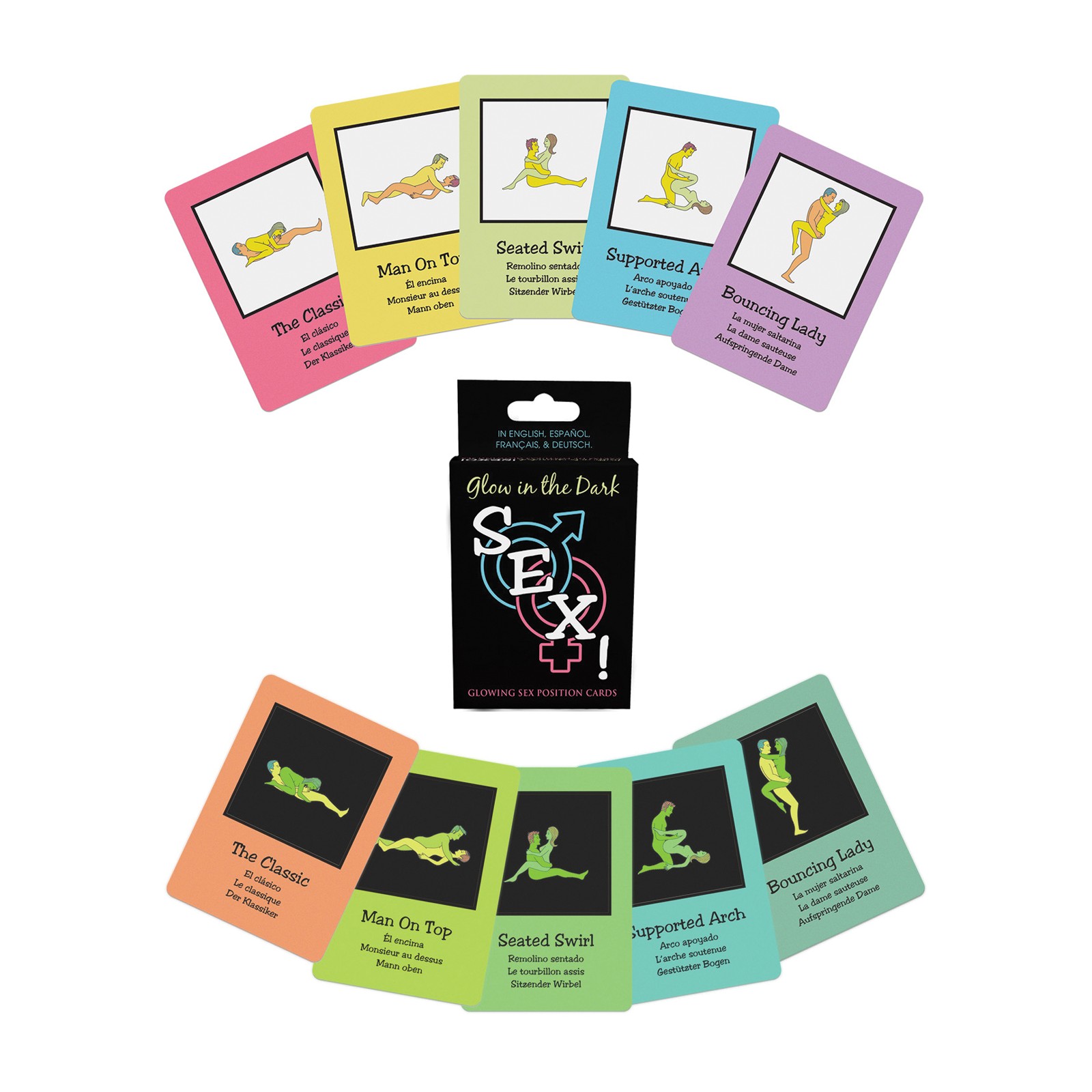 Juego de Cartas Glow in the Dark Sex!