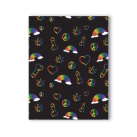 Rainbow Penis Naughty Greeting Card