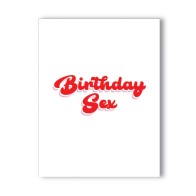 Naughty Birthday Sex Greeting Card for Bold Wishes