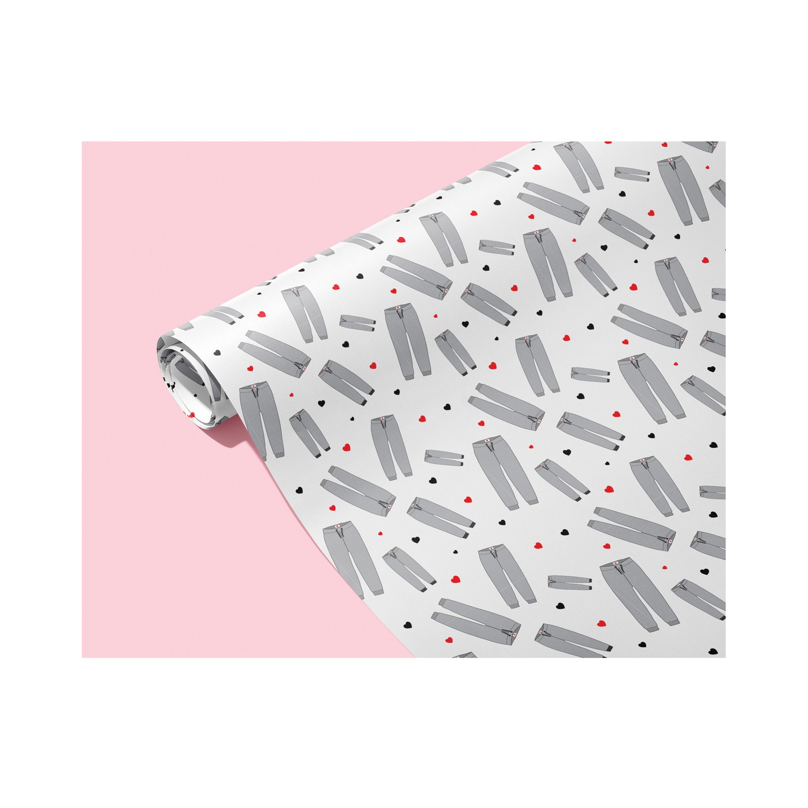 Grey Sweatpants Naughty Gift Wrap