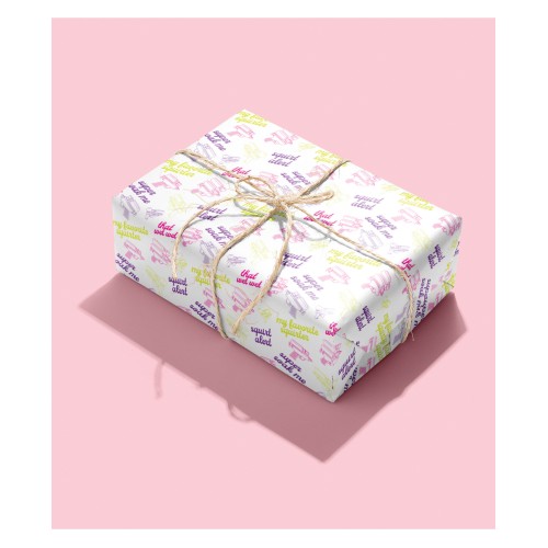 Squirt Alert Naughty Gift Wrapping Paper for Fun Occasions